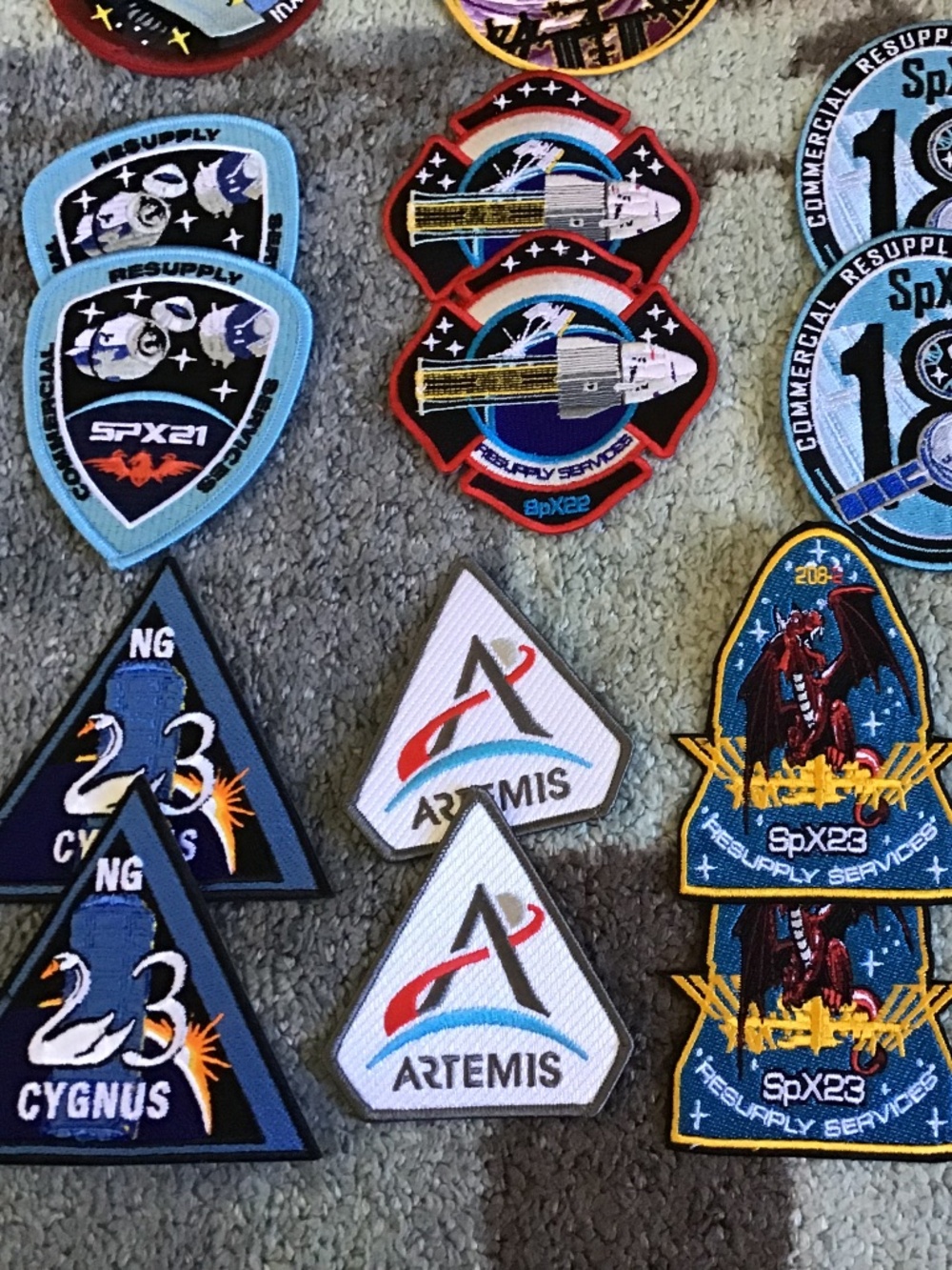 NASA = PATCHES .. PINS .. STICKERS = Various Designs
